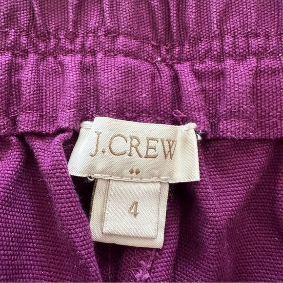 J.CREW -Plum Cotton Shorts (Size:4) - Picture 5 of 5